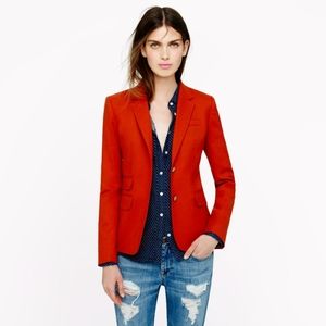 J. Crew red schoolboy blazer